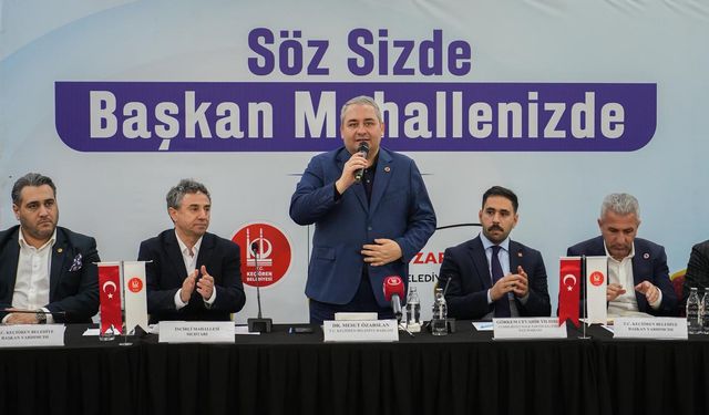 Başkan Özarslan İncirli Mahallesi’nde vatandaşlarla buluştu