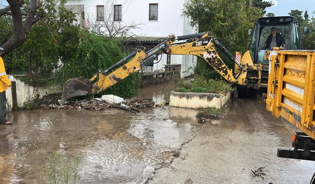 Bodrum'da metrekareye 45 kilogram yağış düştü