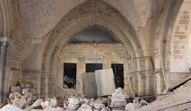 Gazze’de tarihi Büyük Ömer Camii’nde restorasyon başladı