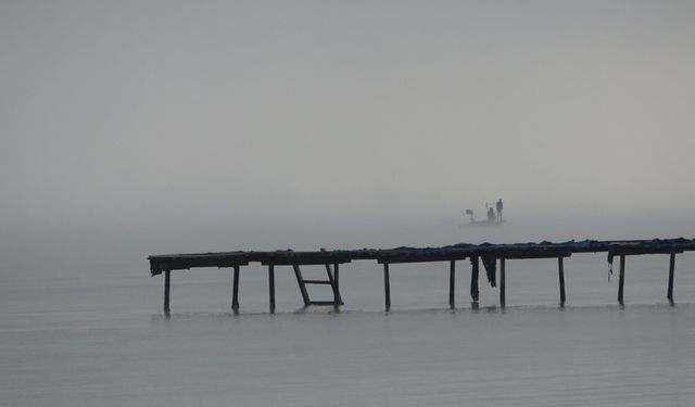 Çanakkale’de görüş mesafesi düştü, gemi trafiği durdu