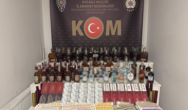 Kocaeli’de yılbaşı öncesi kaçakçılık operasyonu