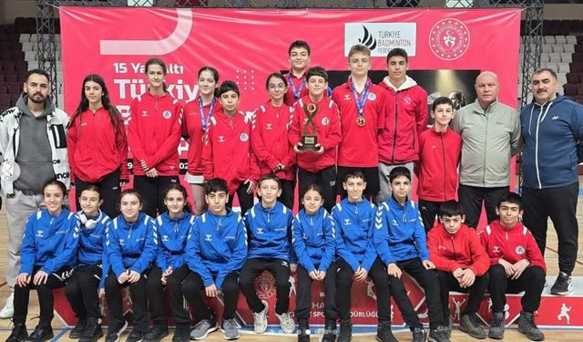 Erzincan’dan büyük başarı: Badminton’da 4 madalya