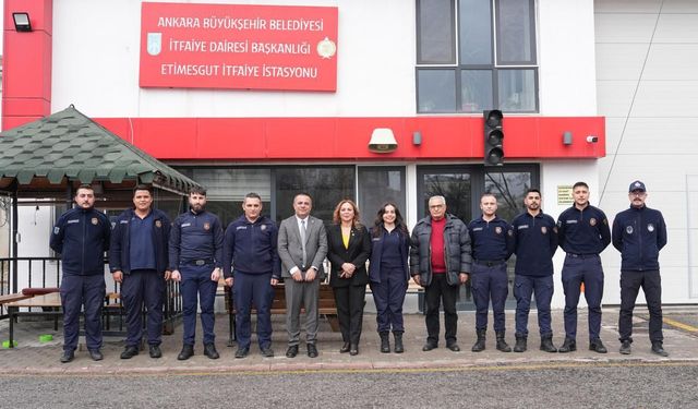 Etimesgut’ta taksici esnafına yeni yıl ziyareti