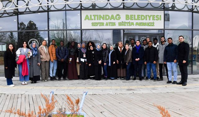 Sıfır Atık Okulu’na Afrika’dan ziyaret