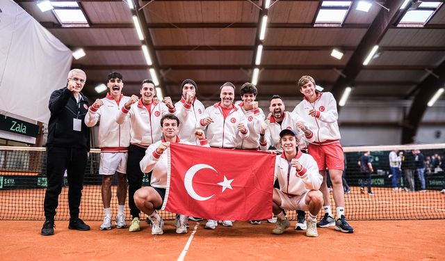 Türkiye, Slovenya’yı 3-1 yenerek World Group I’e yükseldi