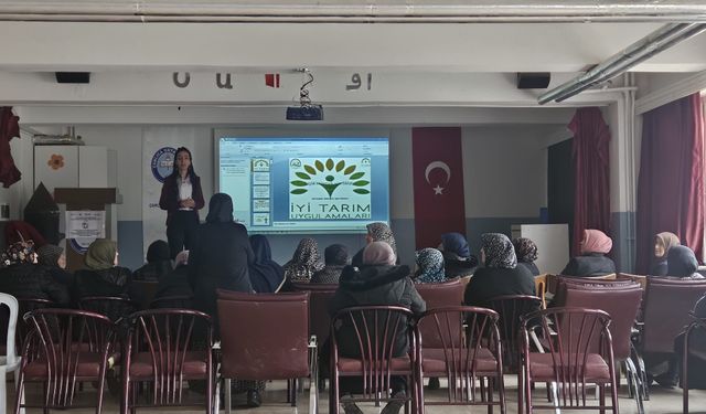 Domaniçte kadın kooperatiflerine gübreleme ve verimlilik eğitimi