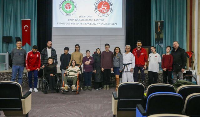 Etimesgut’ta para-karate branşı tanıtıldı