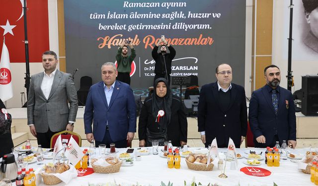 Keçiören’de ilk iftar şehit aileleri ve gazilerle yapıldı