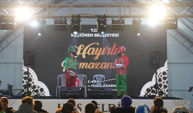 Keçiören’de Ramazan Sokağı’na yoğun ilgi