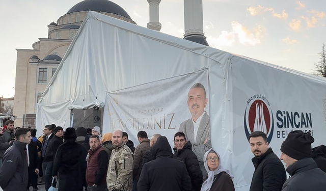 Sincan’da Ramazan iftar çadırları kuruldu