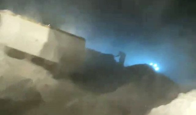 Rüzgar santrali çalışanları tipide mahsur kaldı, ekipler seferber oldu