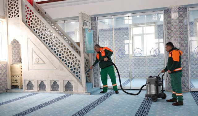 Çankaya’da İbadethaneler Ramazan’a hazırlandı