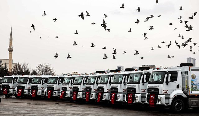 Yenimahalle Belediyesi temizlik filosunu yeniledi