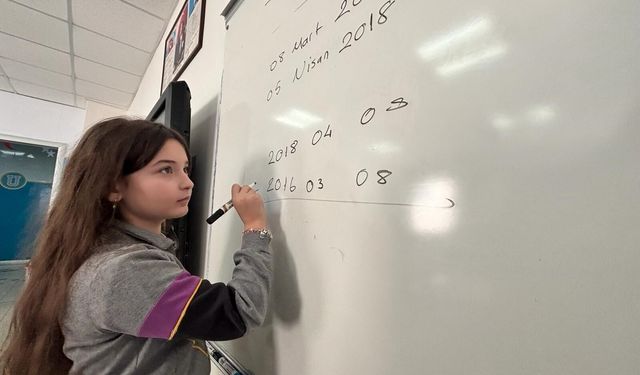 10 yaşındaki Lina Saka matematikte dünya birincisi oldu