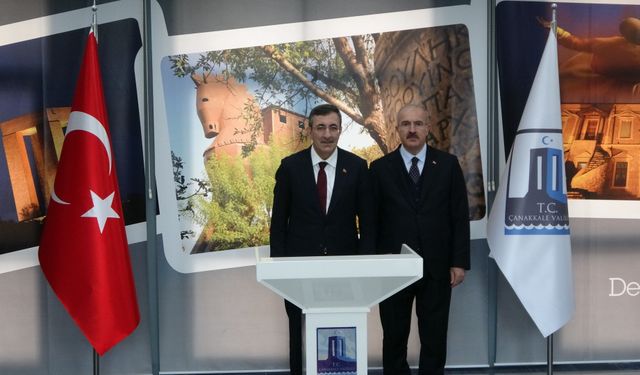 Cevdet Yılmaz, Çanakkale Valiliği’ni ziyaret etti