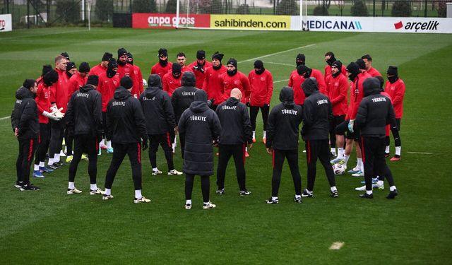 A Milli Takım, Kosova maçı öncesi hazırlıklarını tamamladı