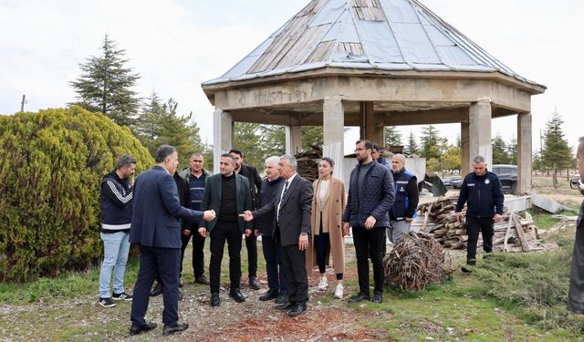 Akçadağ’da yeni mezarlık alanı için çalışmalar sürüyor