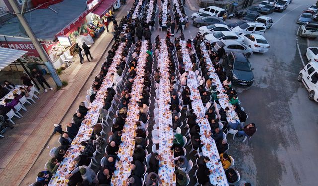 Orhangazi’de 1500 kişi aynı sofrada
