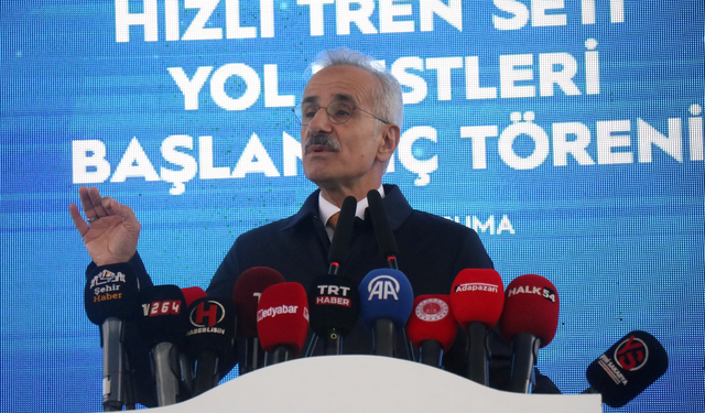 Milli elektrikli hızlı trenin yol testleri başladı