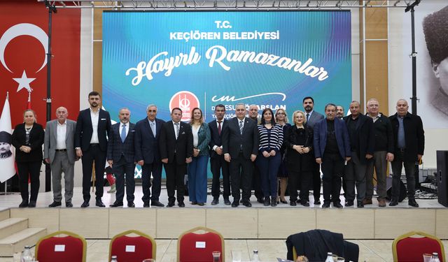 Özarslan Keçiören’de hemşehri iftarında konuştu