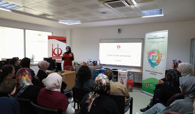 Keçiören’de sıfır atık eğitimiyle geri dönüşüm yaygınlaşıyor