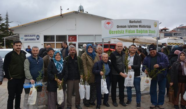 Orman Haftası’nda Korkuteli’nde fidan seferberliği