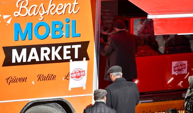 Ankara’da Başkent Mobil Marketler 6 ilçede satışta