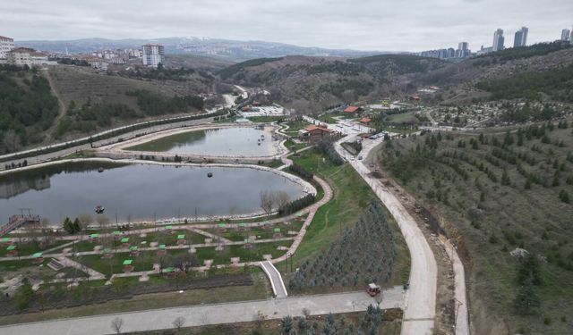 Üreğil Millet Bahçesi’nde evcil hayvan parkı açılışa hazır