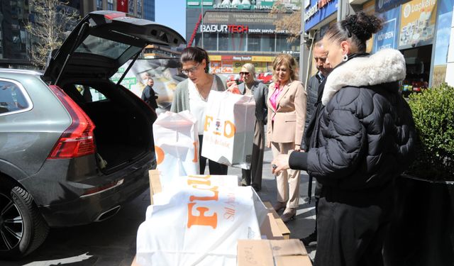 Çankaya’da ihtiyaç sahiplerine uluslararası destek