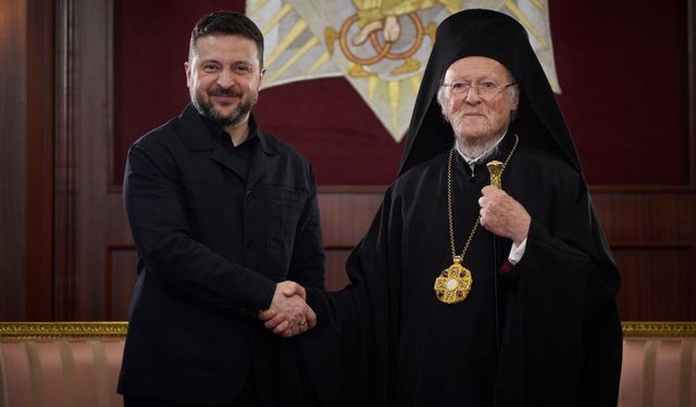 Zelenskiy’den Fener Rum Patriği Bartholomeos’a ziyaret