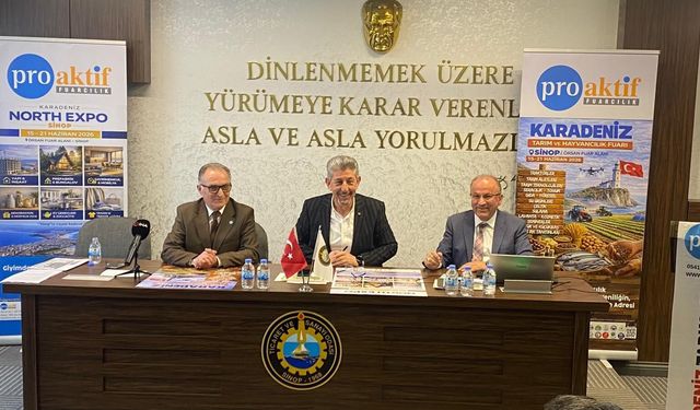 Sinop’ta Tarım ve İnşaat Fuarları bir arada