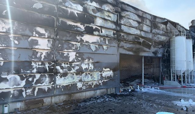 Ankara Sincan’da fabrikada yangın çıktı