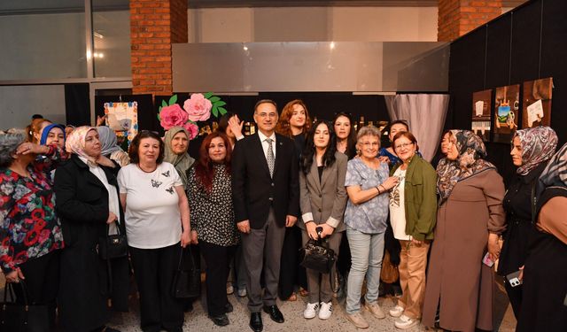 Ulucanlar’da Altındağlı kadınların resim sergisi