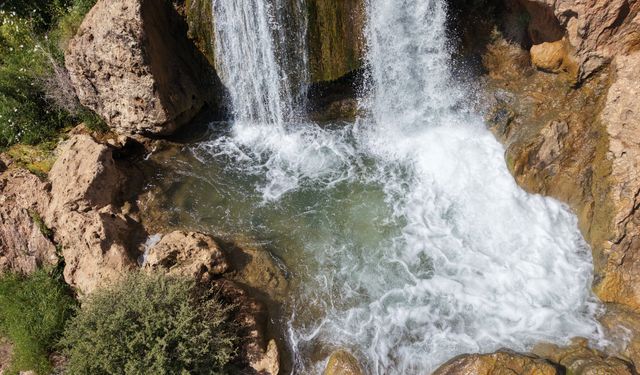 Mardin’de GAP Şelalesi yeniden canlandı