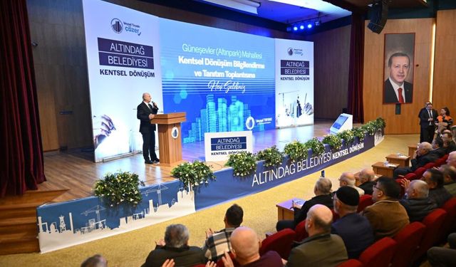 Altındağ’da Güneşevler İçin Kentsel Dönüşüm Toplantısı