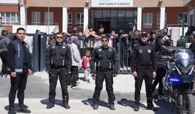 Keçiören zabıtasından okul önlerinde güvenlik önlemi
