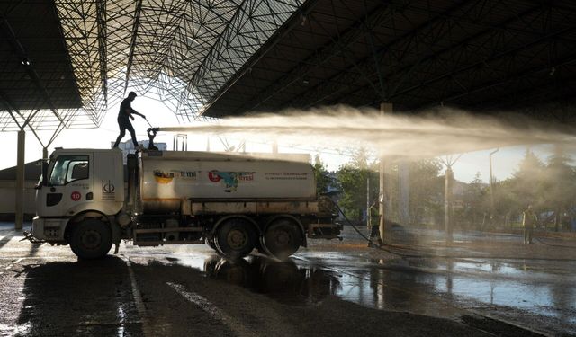 Keçiören’de kesim alanlarında ilaçlama yapıldı