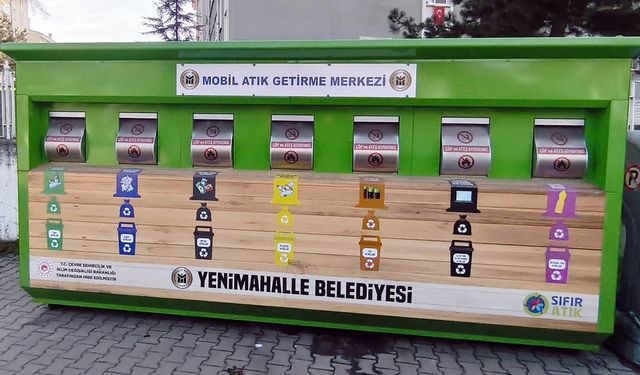 Yenimahalle’de 25 yeni atık getirme merkezi kuruldu