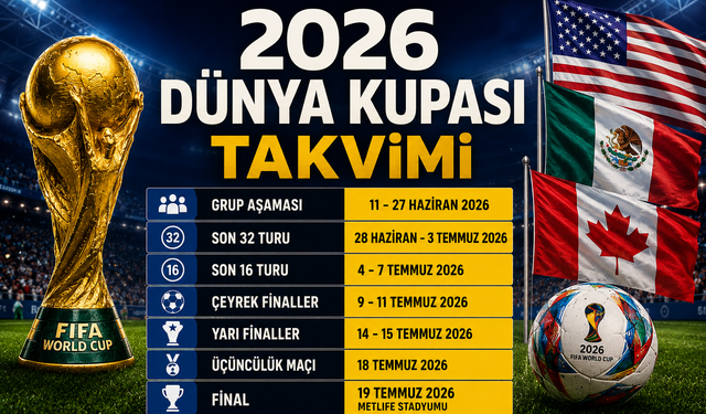 2026 Dünya Kupası maç saatleri! 2026 Dünya Kupası fikstürü!