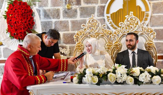Altındağ'da bir günde 163 nikah kıyıldı