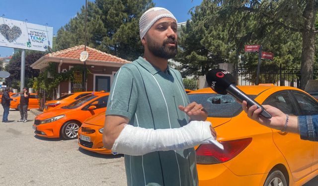 Ankara Altındağ'da taksi durağına sopalı ve satırlı saldırı