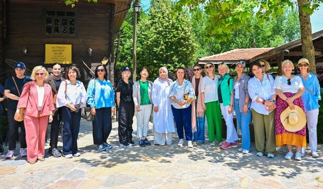 Altınköy’de büyükelçi eşlerine köy kültürü tanıtıldı