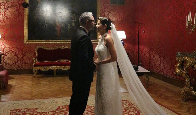 İbrahim Selim ve Ayşe Şeyma Keten Roma'da evlendi