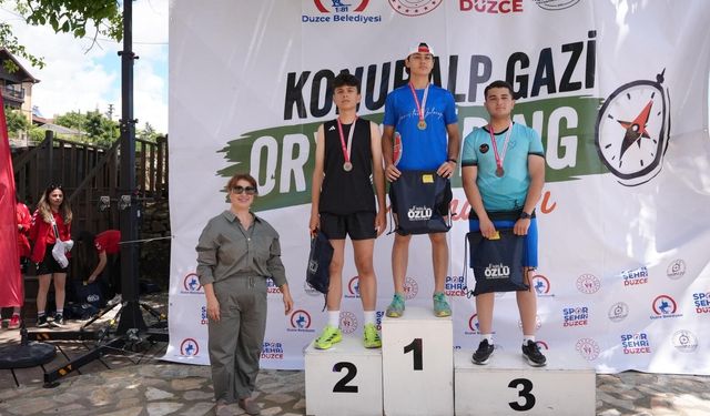 Konuralp Gazi Oryantiring Yarışması tamamlandı