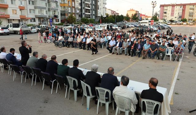 Sincan’da vatandaşlar taleplerini Başkan Ercan’a iletti