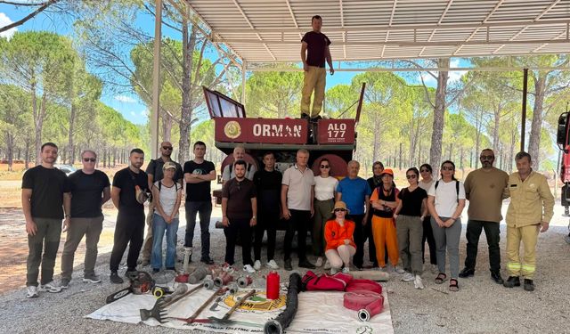 Muğla’da orman yangın gönüllülerine eğitim verildi