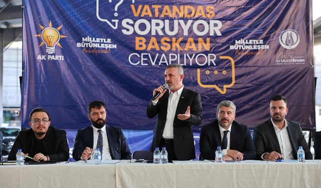 Murat Ercan Mustafa Kemal Mahallesi sakinleriyle buluştu