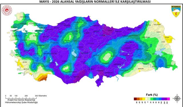 Samsun’da mayıs yağışları tarihi rekor kırdı