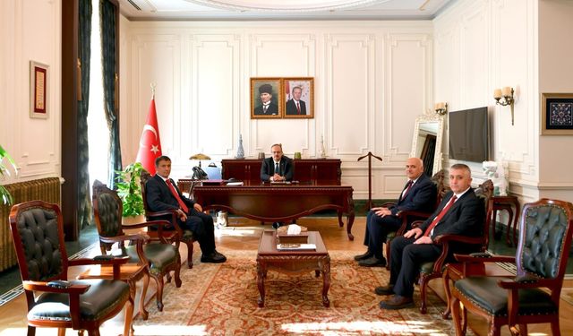 Süleyman Acar’dan Ankara Valisi Canbolat’a hayırlı olsun ziyareti
