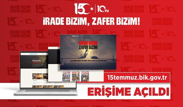 Basın İlan Kurumu'ndan 15 Temmuz dijital portalı